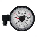 Ø 100 mm Çift Kontaklı Manometreler (Arkadan Bağlantılı)
