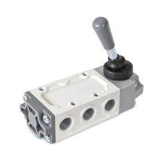 HB-5202 1/4" 5/2 Kol-Yay Kumandalı Valf