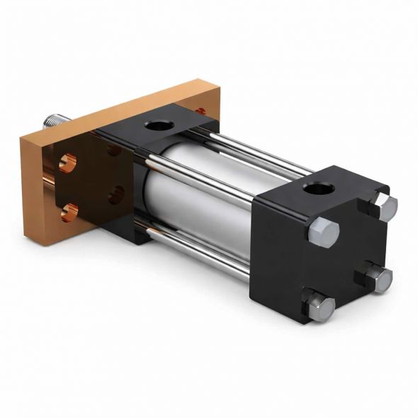 KHSC 02 Serisi Kare Kapaklı Hidrolik Silindir