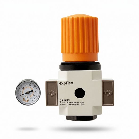 OR Serisi Maxi Büyük Gövde Regülatör 16 Bar expflex