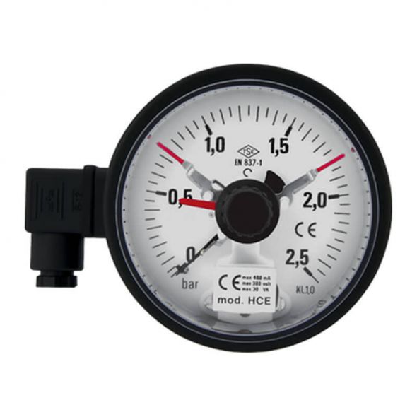 Ø 100 mm Çift Kontaklı Manometreler (Arkadan Bağlantılı)